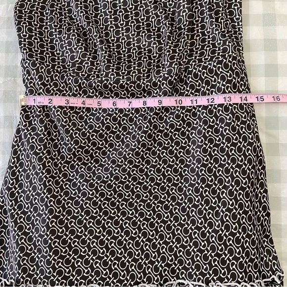 GORGEOUS Serena dress one shoulder silky dresses black cream white size 3 lightw - Picture 11 of 14